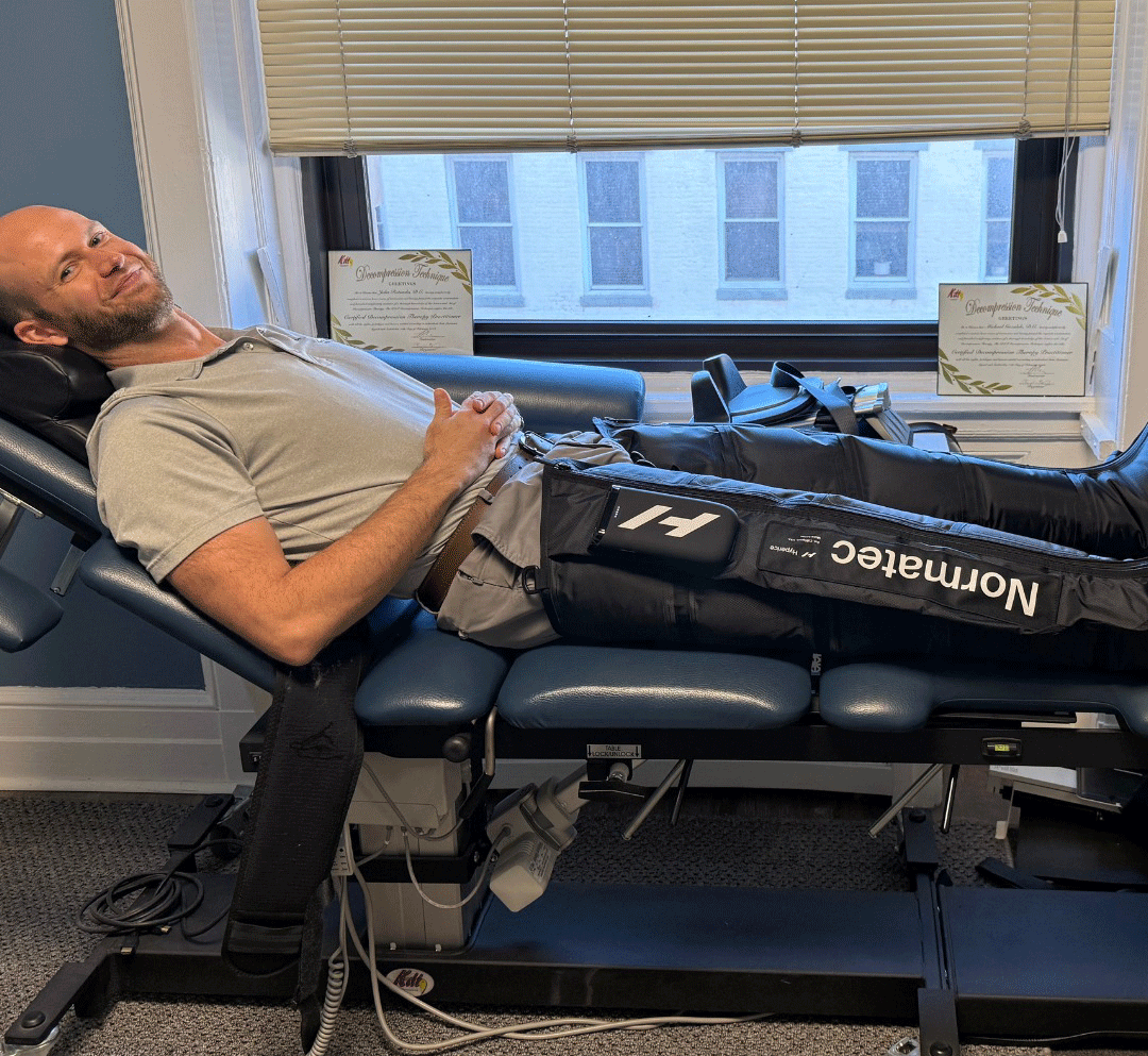 Compression Boot Therapy in Hoboken | Normatec Elite Recovery
